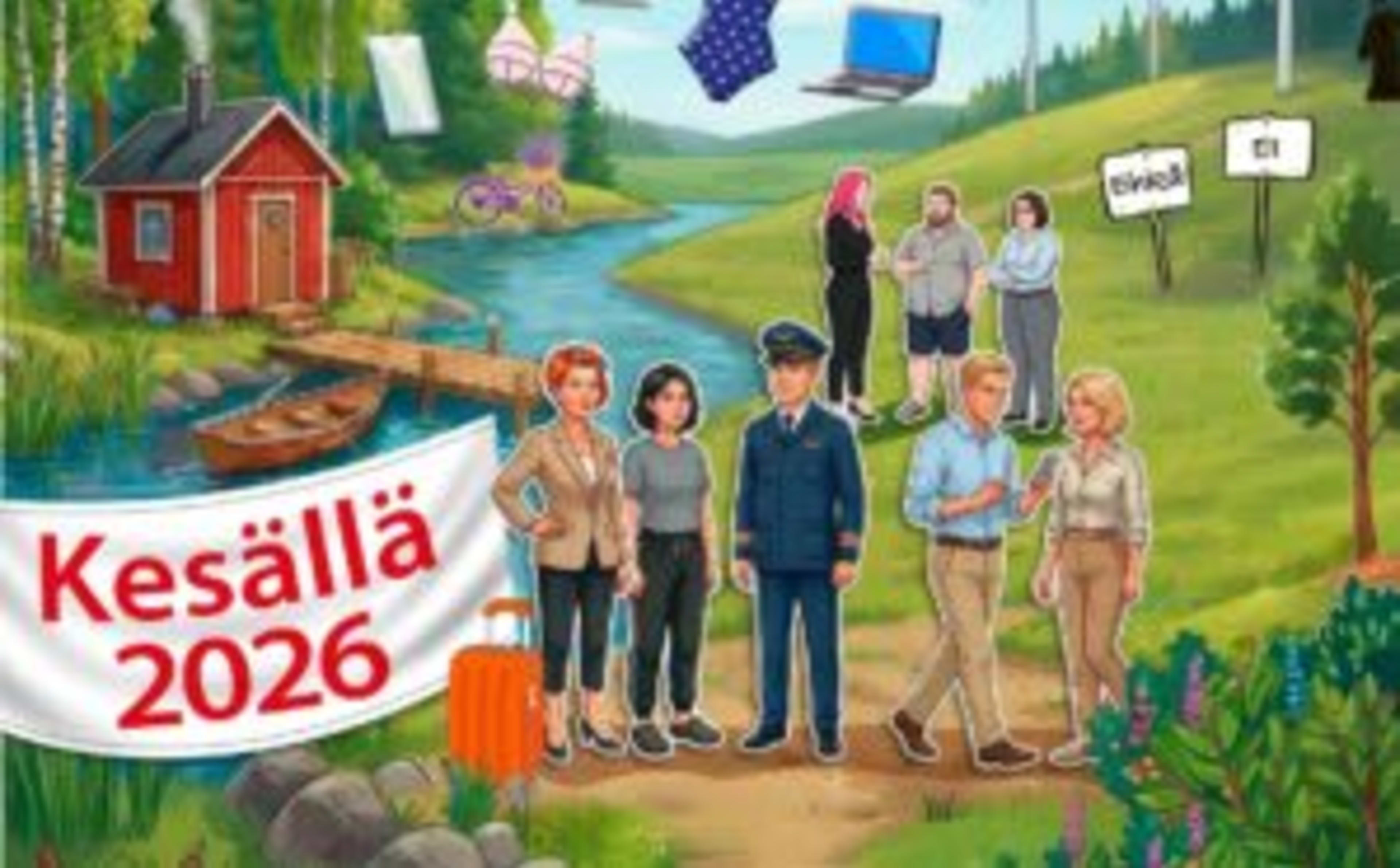 Lopen kesäteatteri esittää ONNELLINEN PERHE