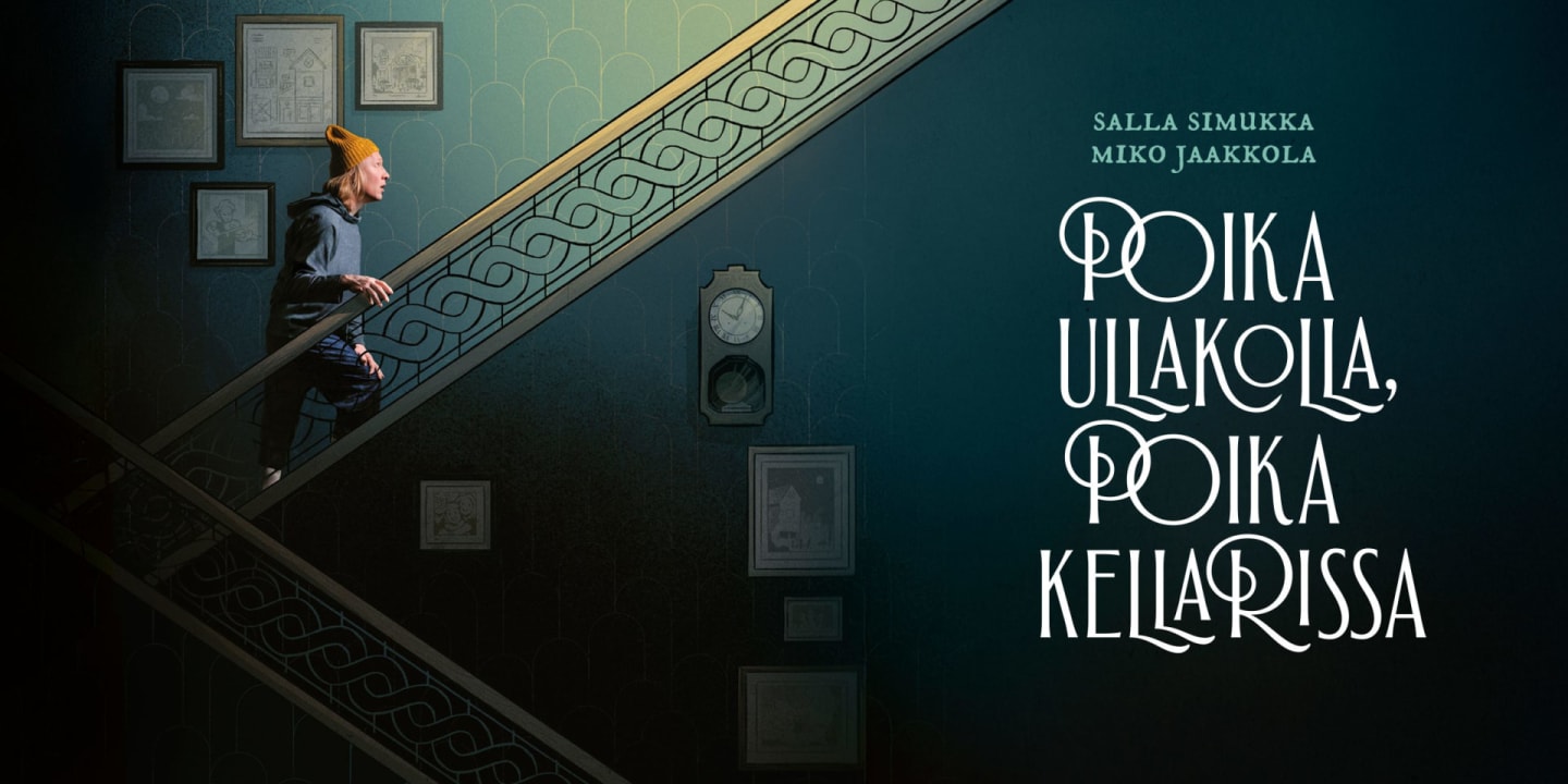 Poika ullakolla, poika kellarissa-juliste