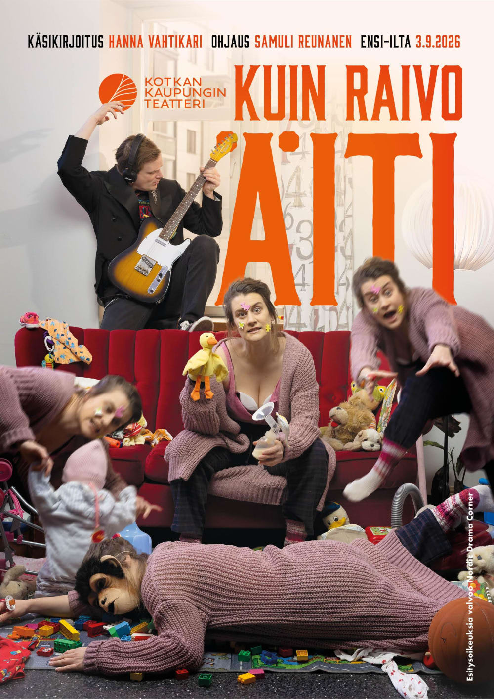 Kuin raivo äiti-juliste