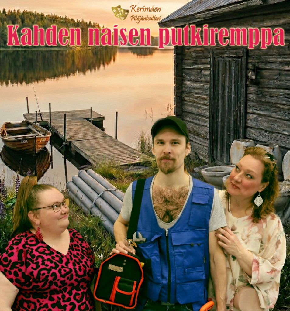 Kahden naisen putkiremppa-juliste