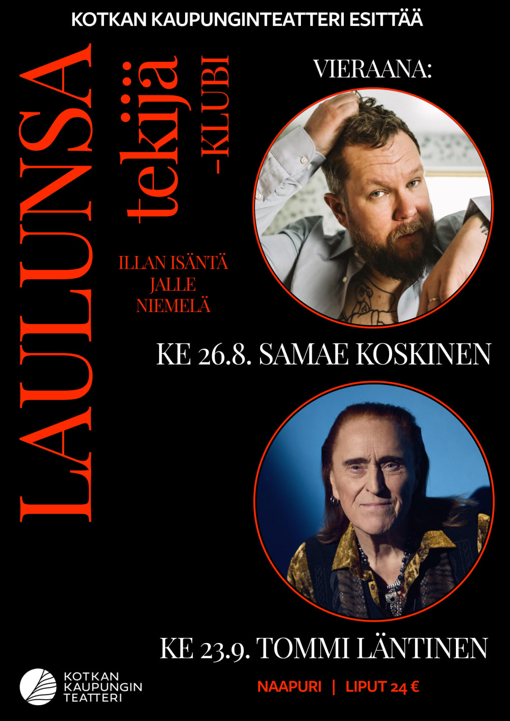 LAULUNSA TEKIJÄ -KLUBI-juliste