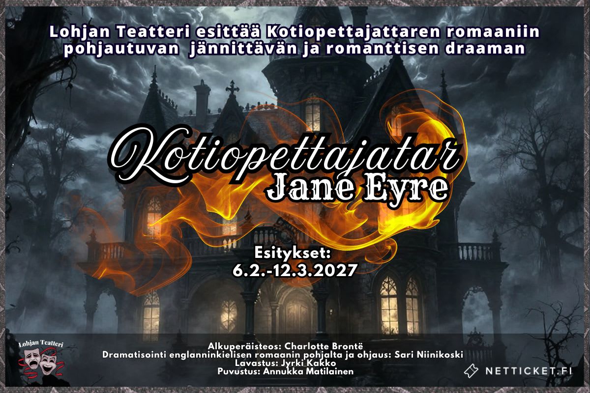 Kotiopettajatar Jane Eyre-juliste