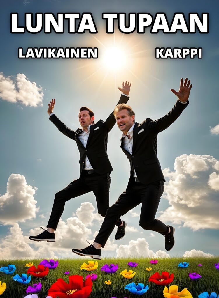 Lunta tupaan-juliste