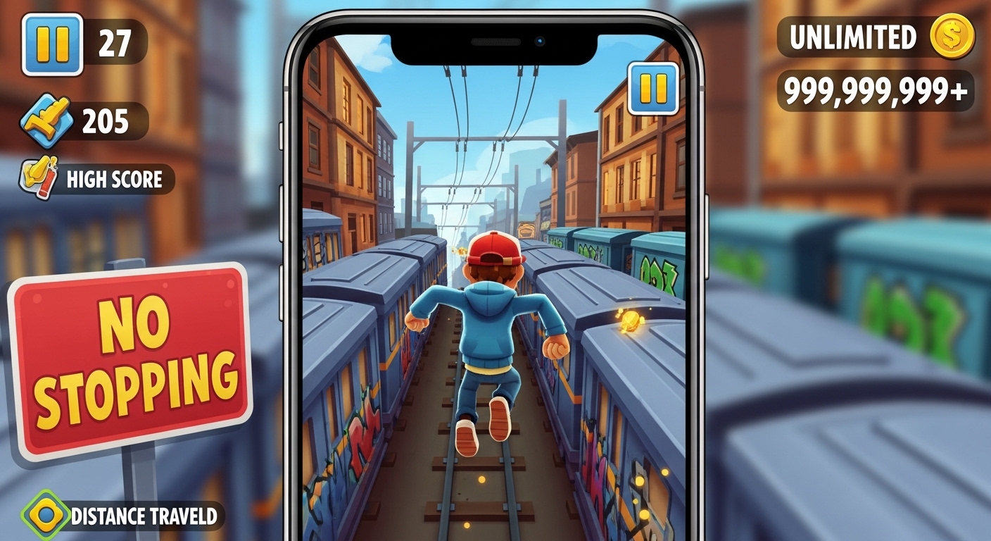 Subway Surfers MOD APK Android unlimited coins gameplay