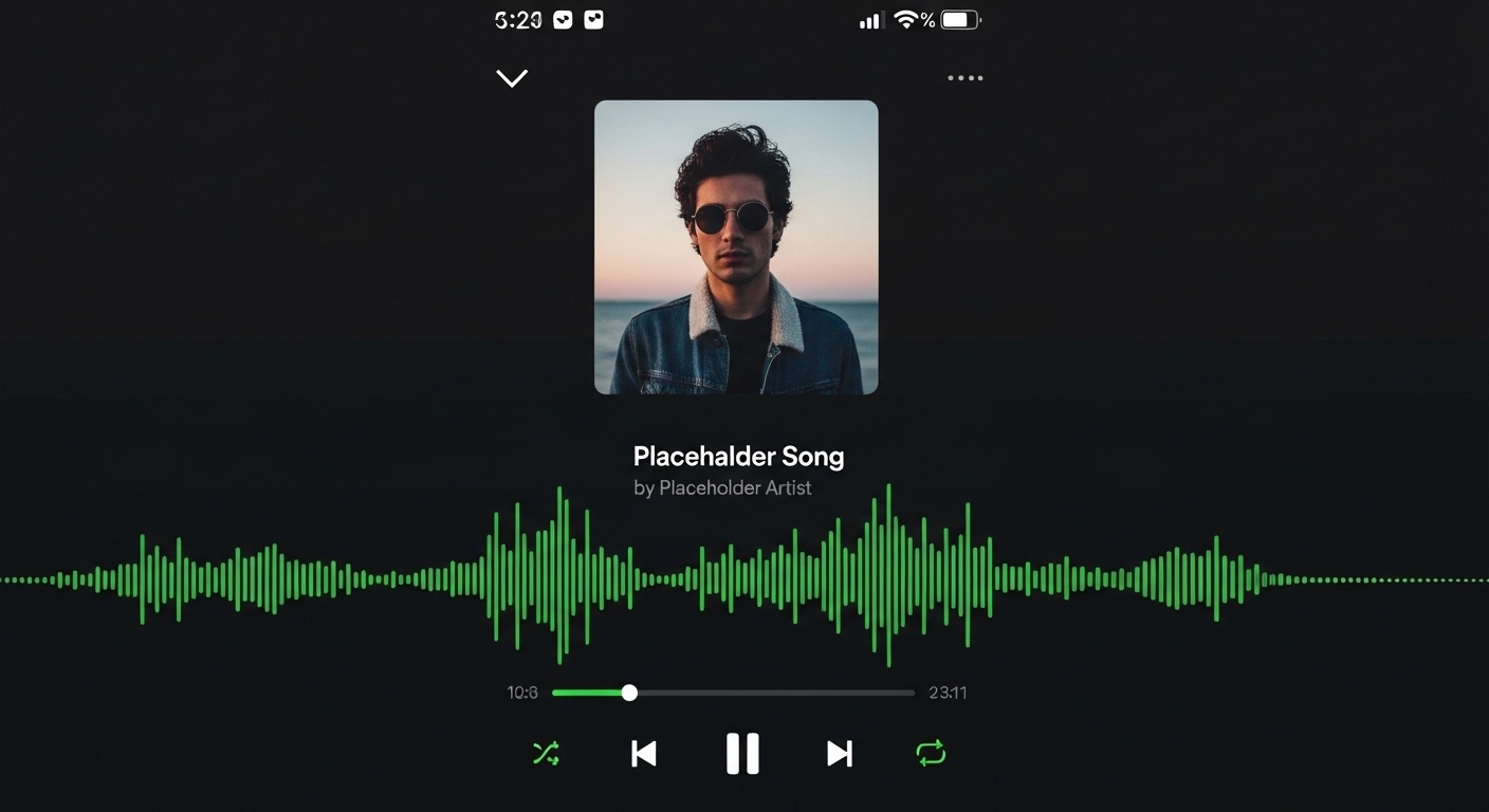 Spotify Premium MOD APK showing ad-free playback interface on Android