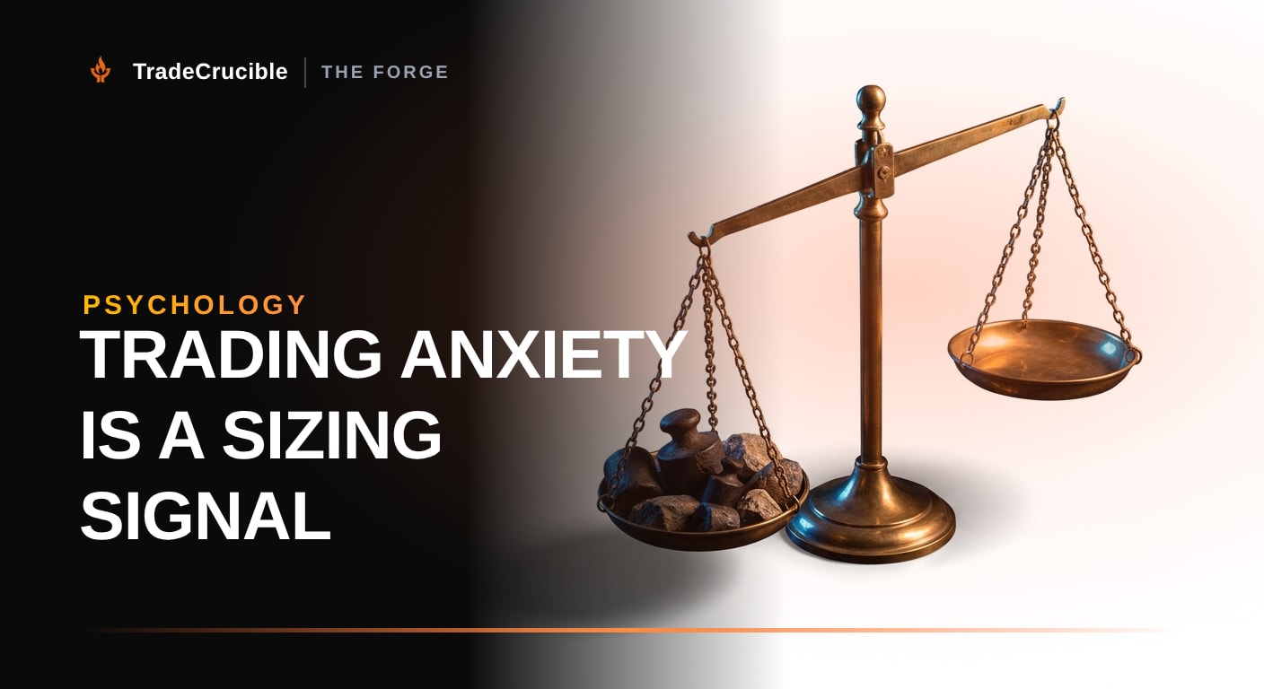 Trading Anxiety: Why It's a Sizing Problem, Not a Mindset Problem