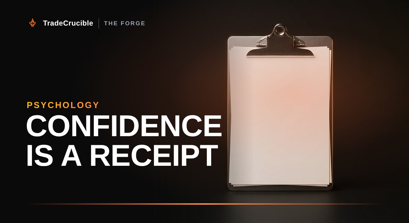 Trading Confidence: Why It's a Receipt, Not a Feeling