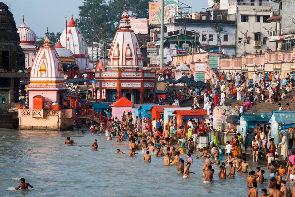 Prasad Offering at Maa Ganga Temple, Har Ki Pauri Haridwar