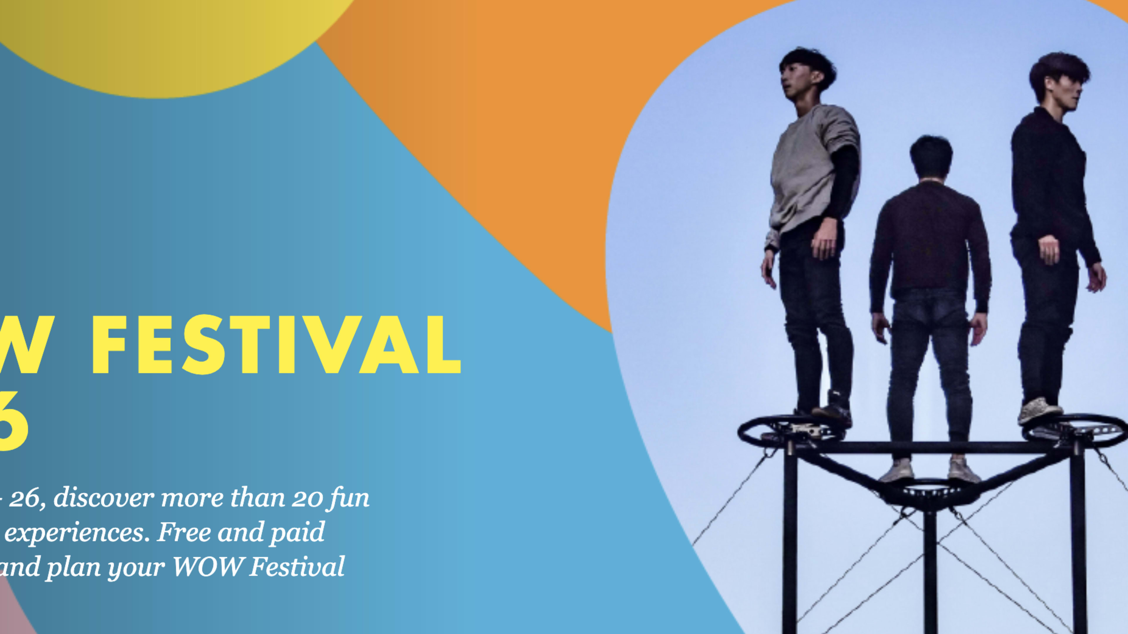 WOW Festival Tickets for Two — Just $89 (Reg. $158)