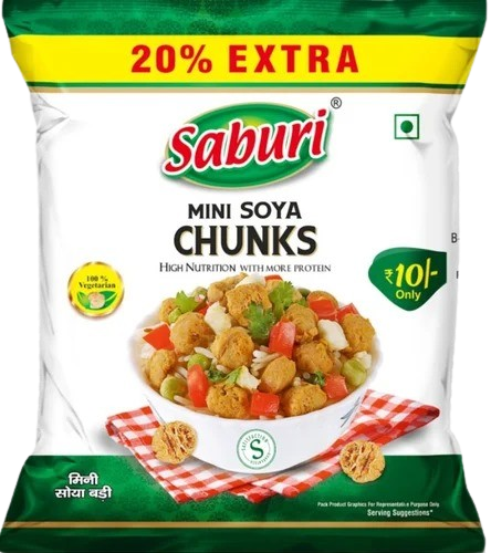 Saburi Mini Soya Chunks (100 pcs)
