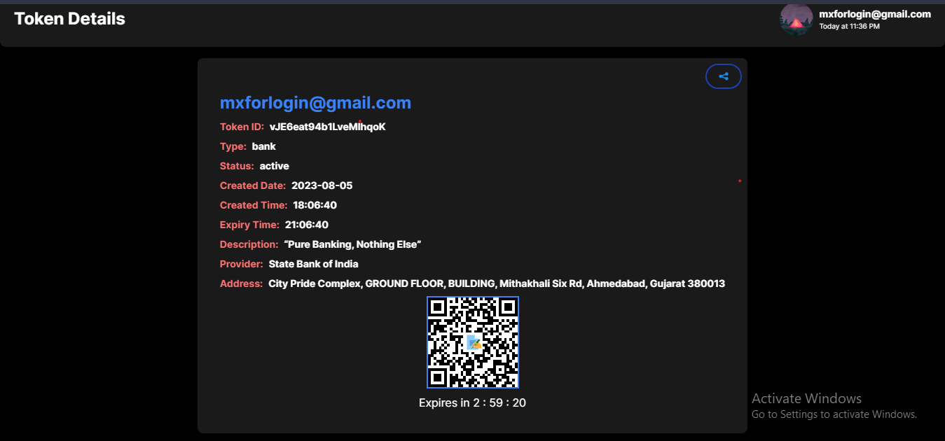 Token Registration screenshot 5