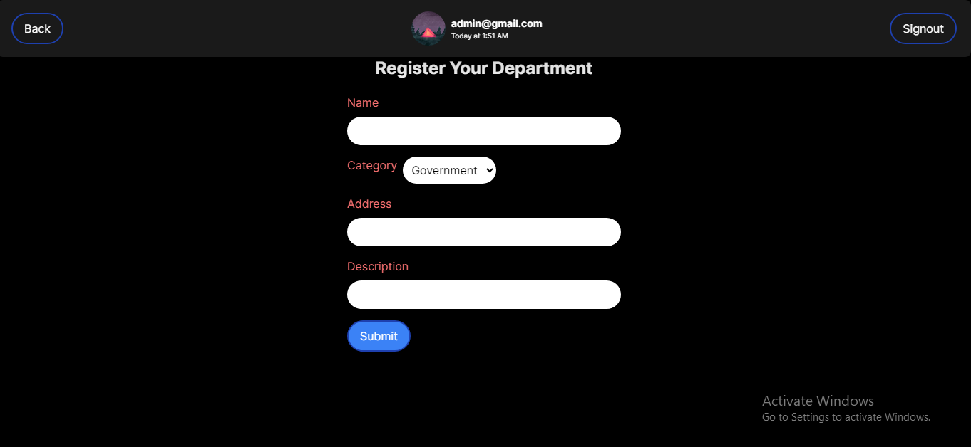 Token Registration screenshot 3