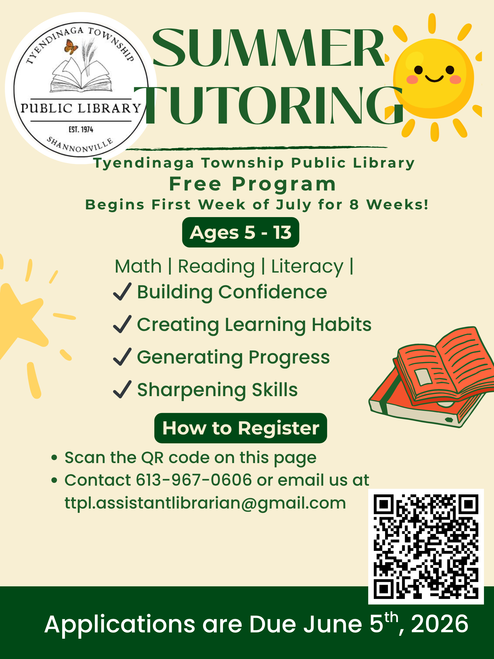 Summer Tutoring