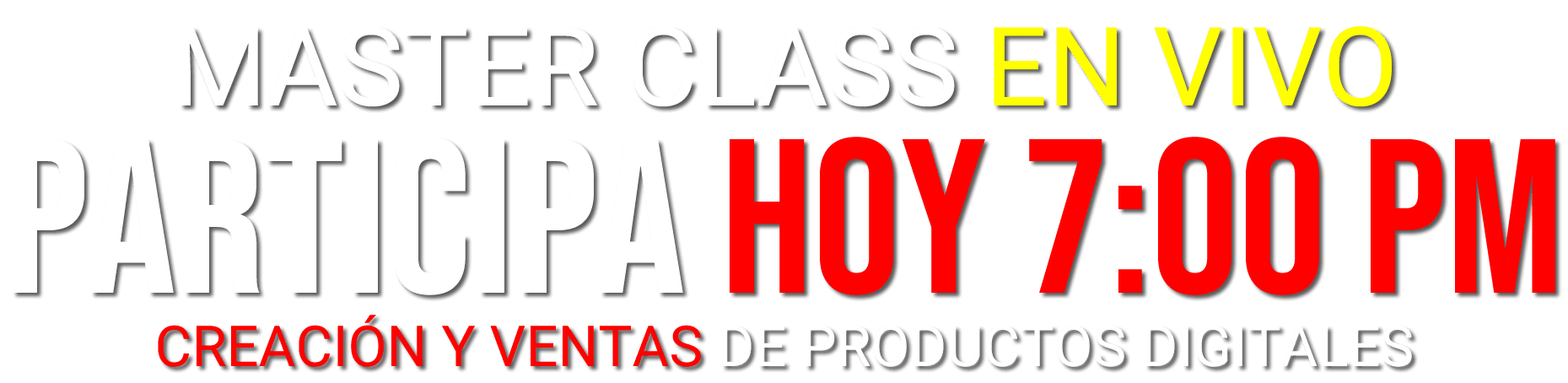 Masterclass En Vivo
