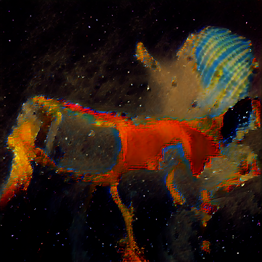 A Horse in space