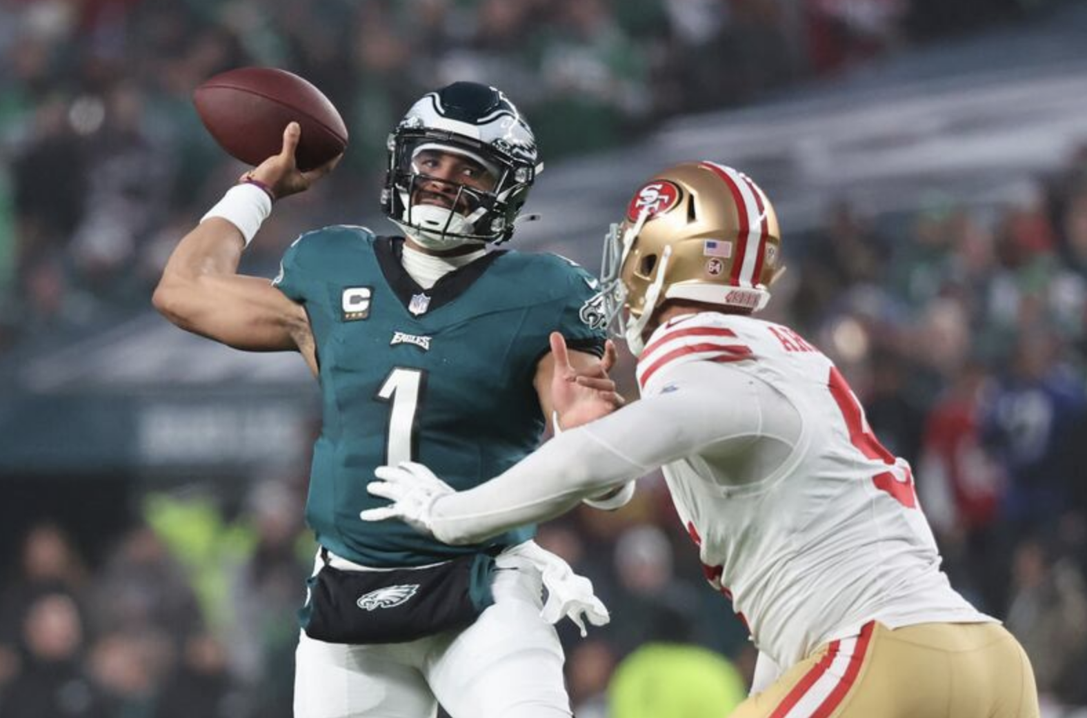 Eagles to Face 49ers in Prime Time Rematch on NBC