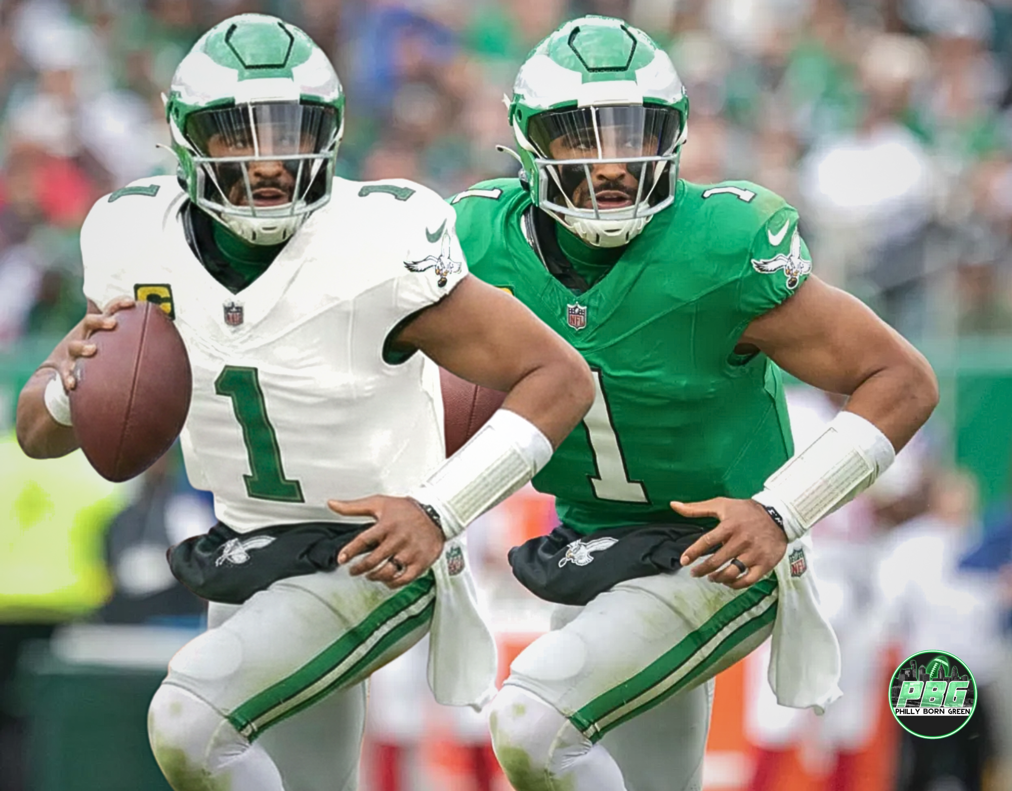 Jalen Hurts Campaigns for White Kelly Green Jerseys: "Fans Need That"