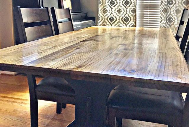 Our new dining room table.