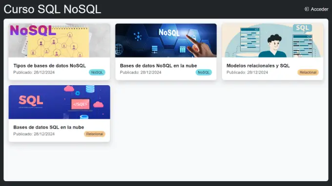 Curso SQL NoSQL