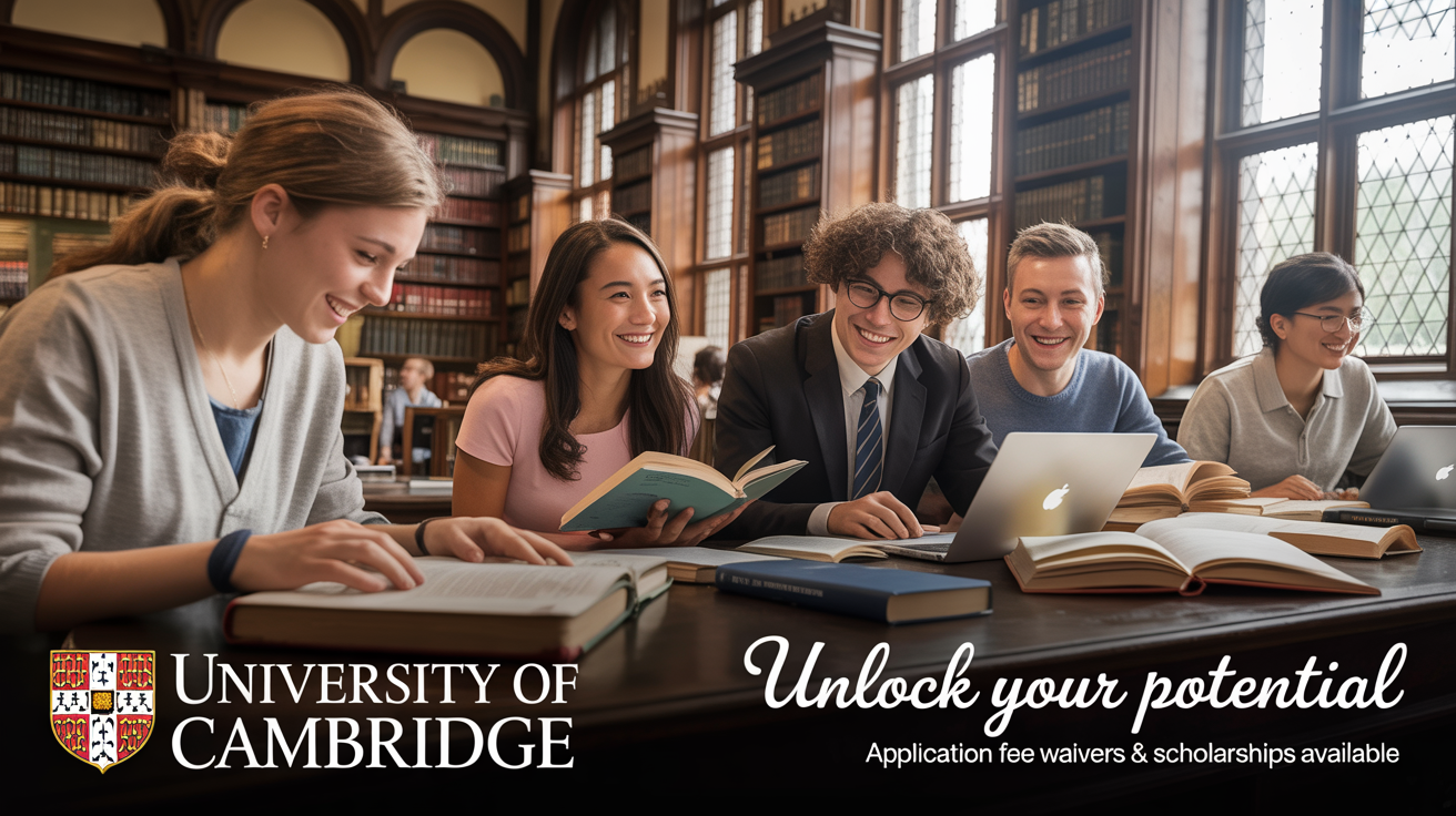 University of Cambridge: Application Fee Waivers & Scholarships for International Students