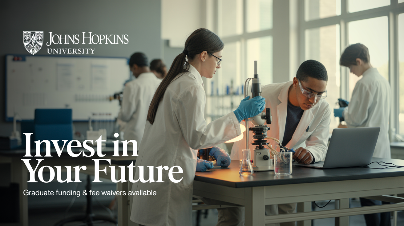 Johns Hopkins University – Application Fee Waivers & Funding for Graduate Students