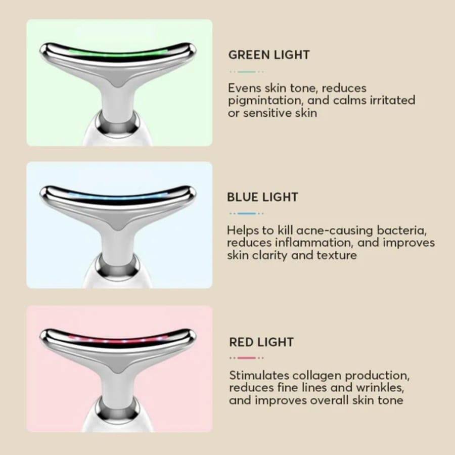 Face Massager Anti-Wrinkle Face Device 3 Modes 45°C Neck Lifting Massagers LED High Frequency Beauty Instrumen EMS Face Massage for Women - Image 35