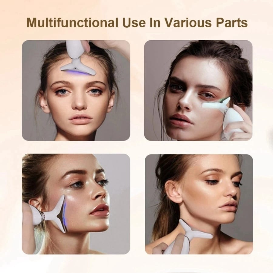 Face Massager Anti-Wrinkle Face Device 3 Modes 45°C Neck Lifting Massagers LED High Frequency Beauty Instrumen EMS Face Massage for Women - Image 33