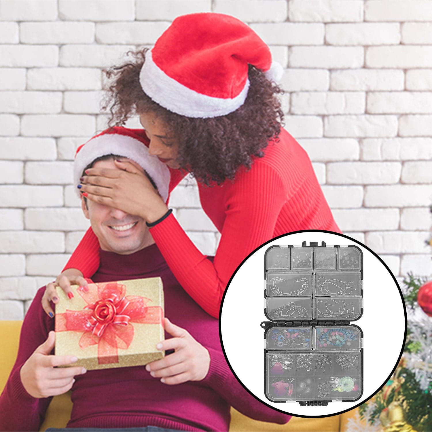 188Pcs Fishing Accessory Kit Portable Fishing Set Including Jig Hooks Sinker Weights Spoon Lure - Image 6