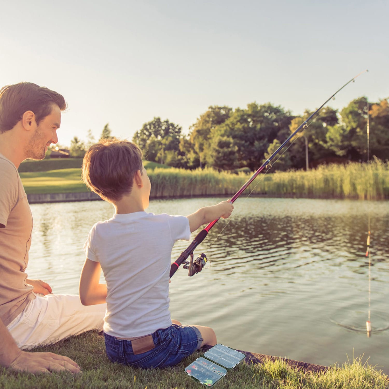 188Pcs Fishing Accessory Kit Portable Fishing Set Including Jig Hooks Sinker Weights Spoon Lure - Image 5