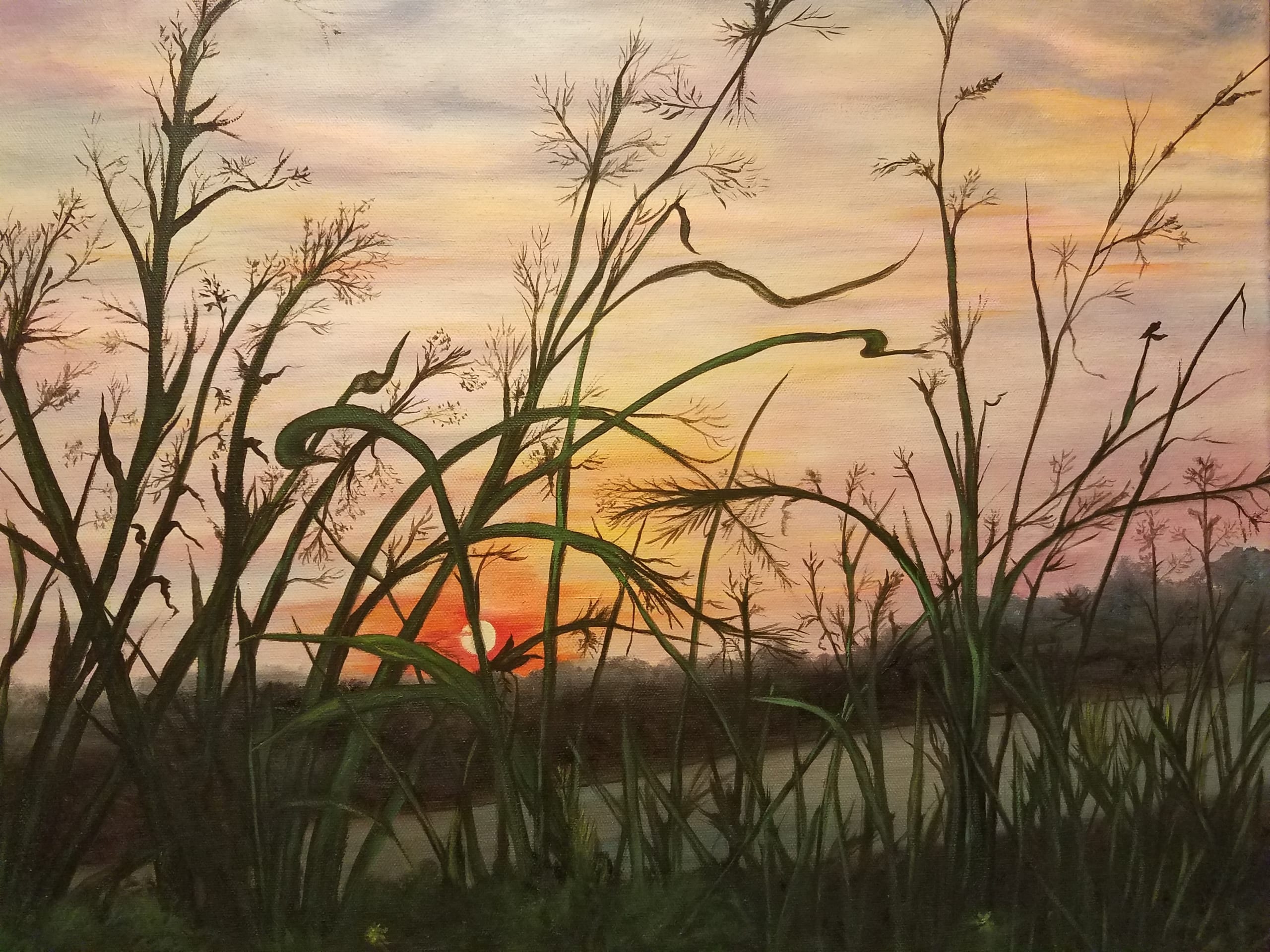 "Sunset Over the Osage" print