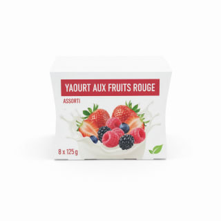 Fresh Mixed Red Fruit Yogurt