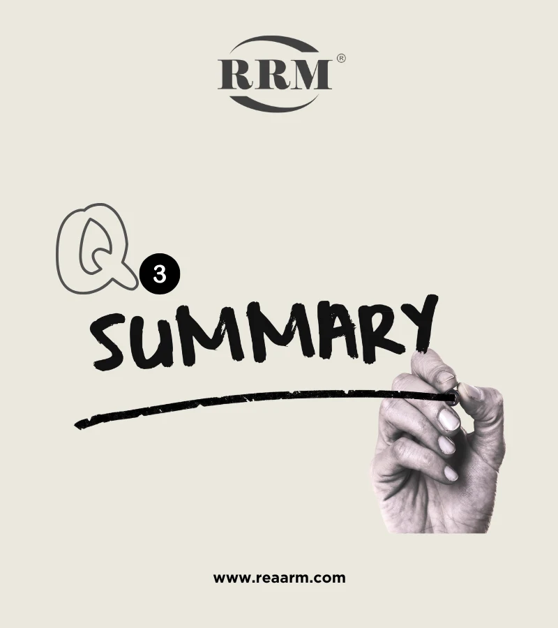 RRM Business Operations: 3rd Quarter