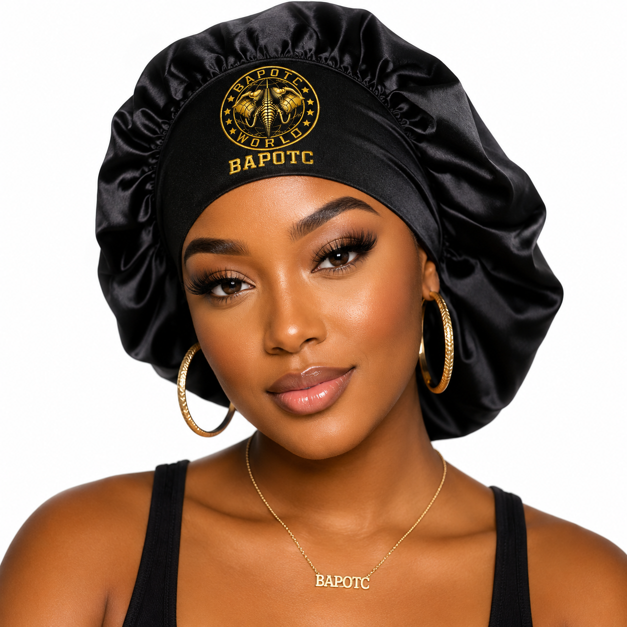 BAPOTC World Luxury Satin Bonnet