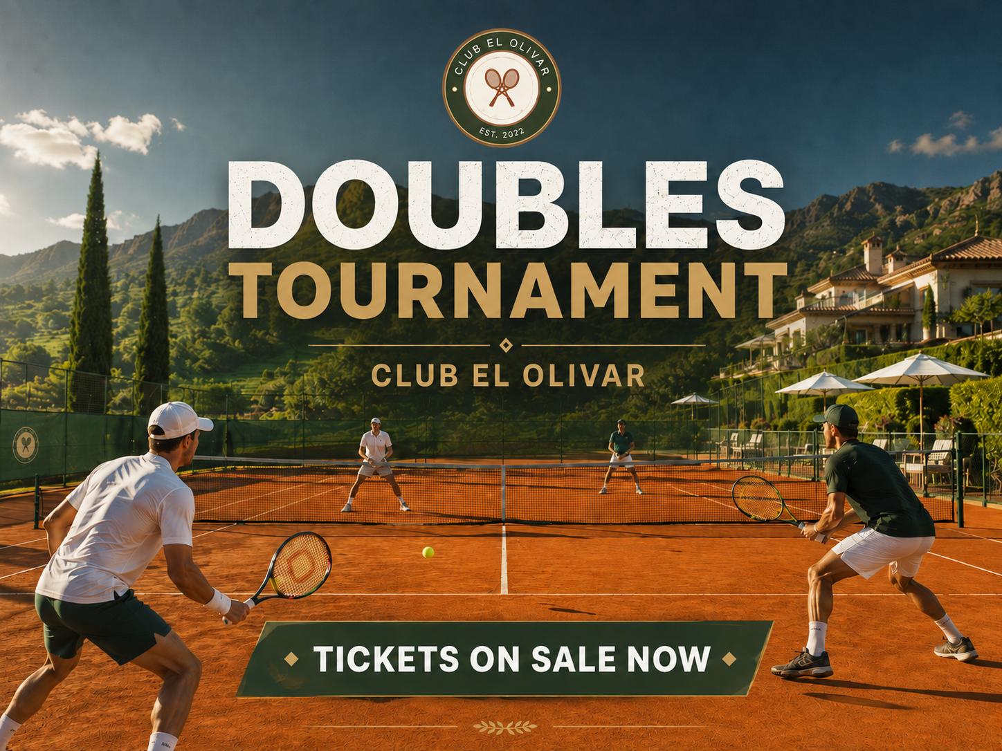 Summer Doubles Smash - El Olivar's Open Doubles Tournament