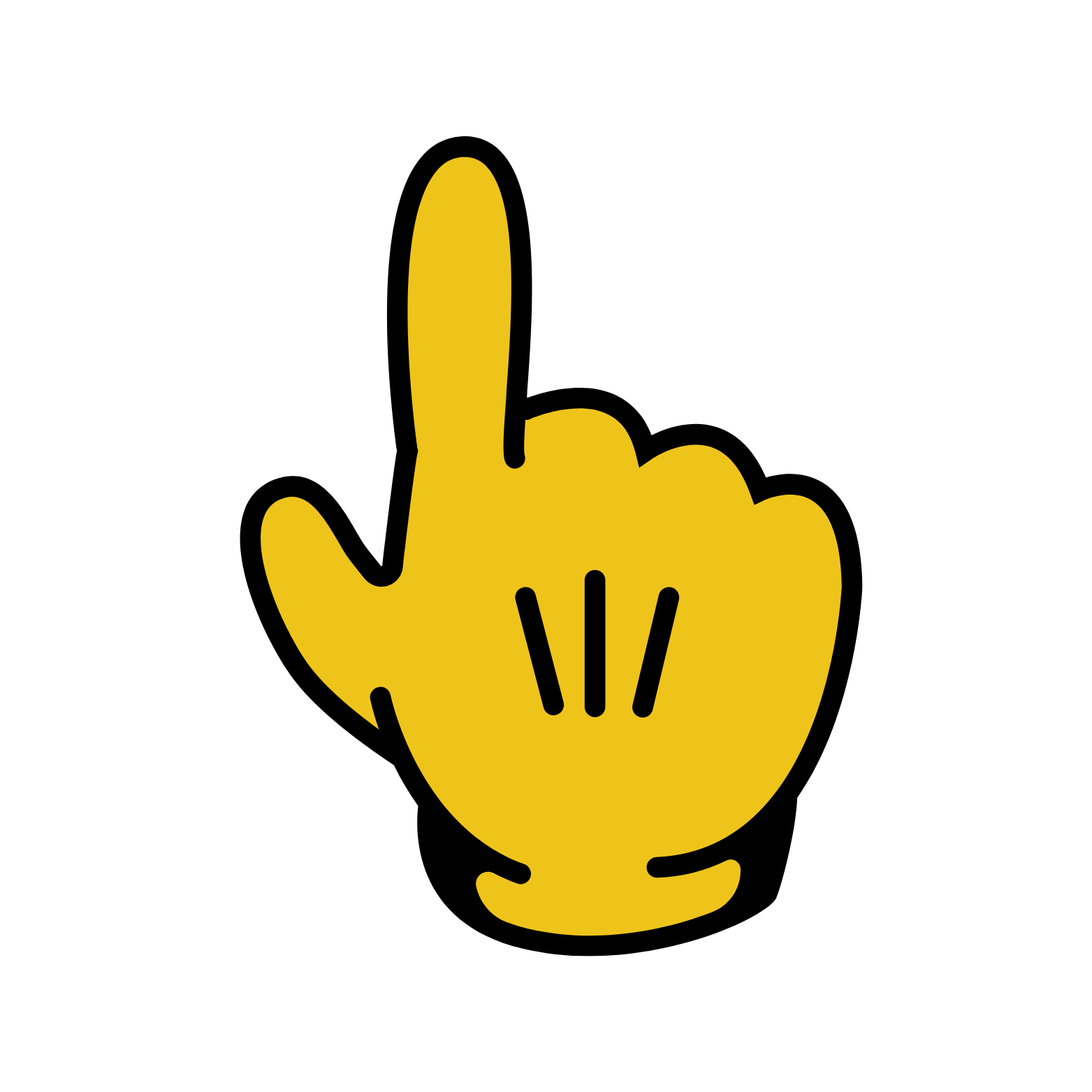 Cartoon hand clicking a 'Book a Service' button on a screen