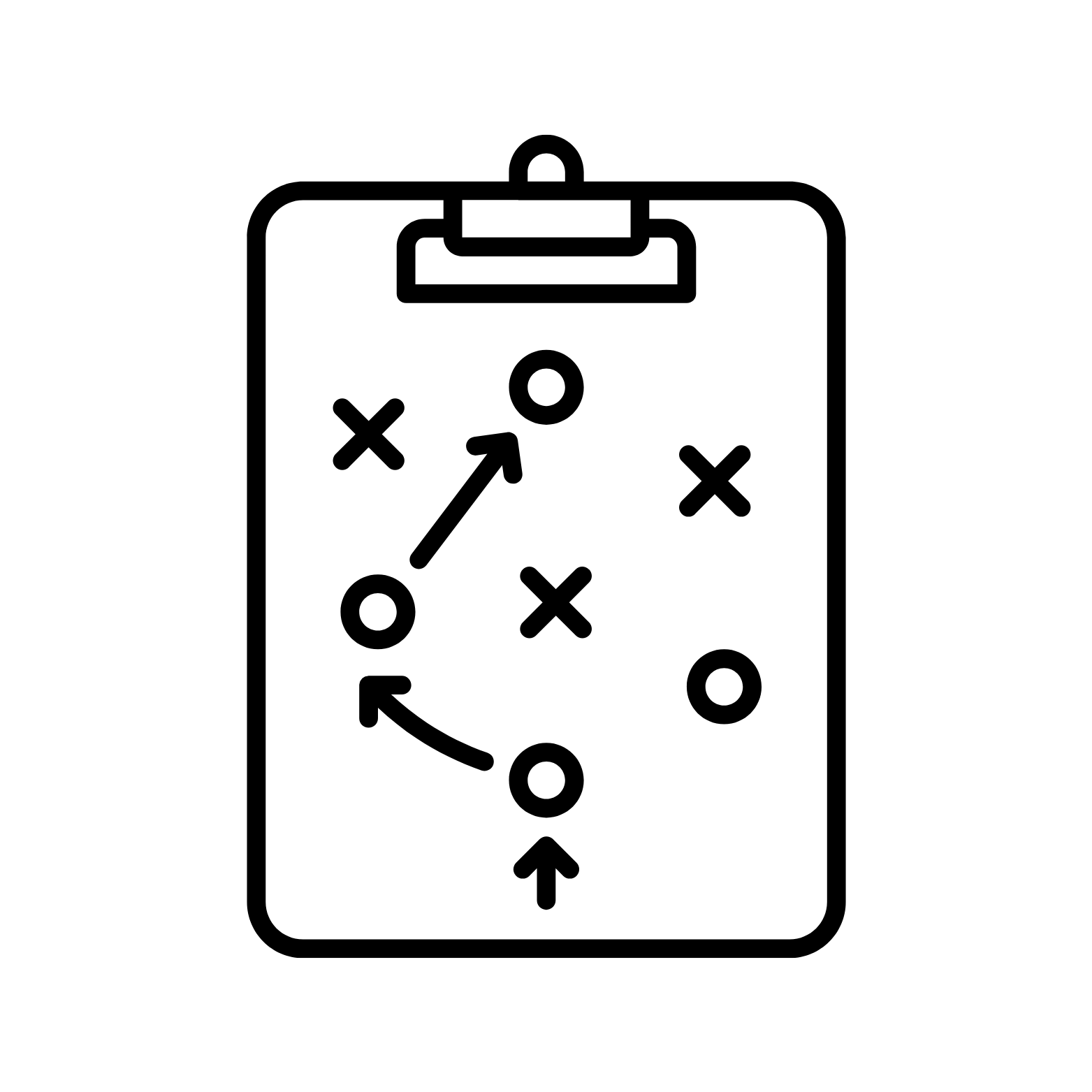 A clipboard with a detailed cleaning game plan