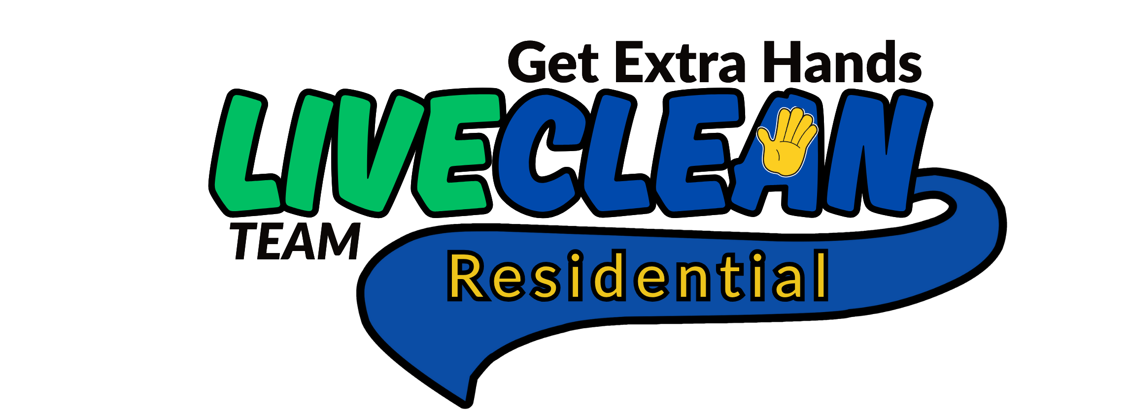 Live Clean Team Logo, professional cleaning service in DC Metro area