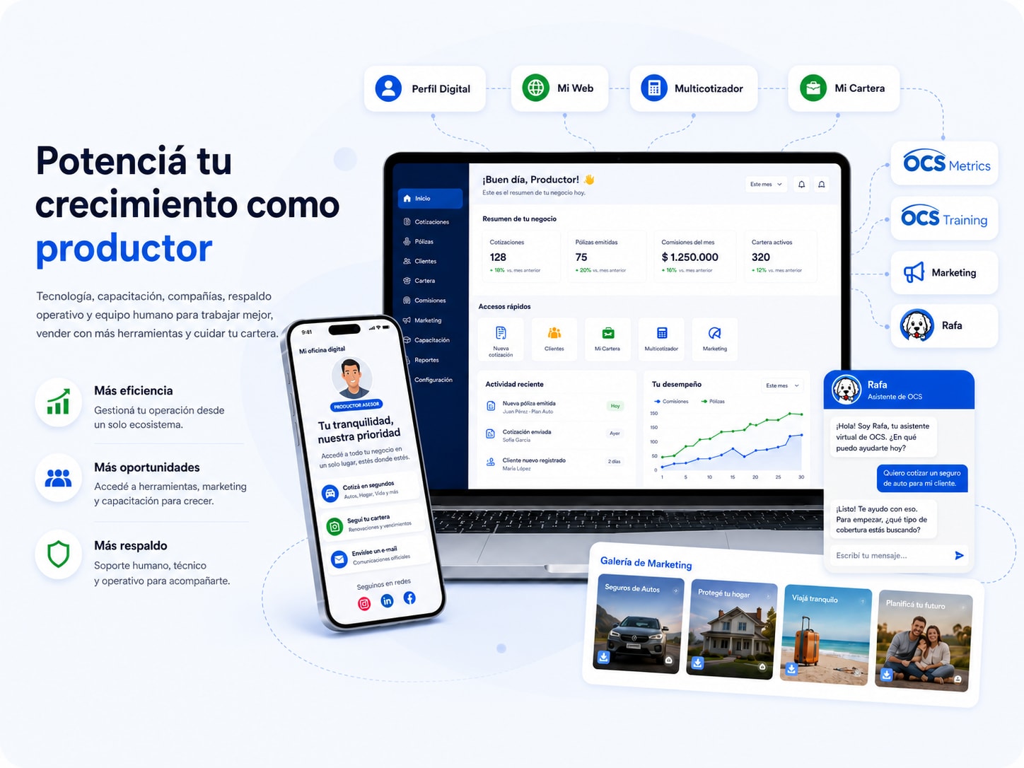 Potenciá tu crecimiento Tablet