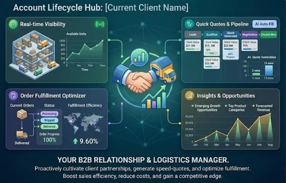 WholesaleConnect CRM dashboard