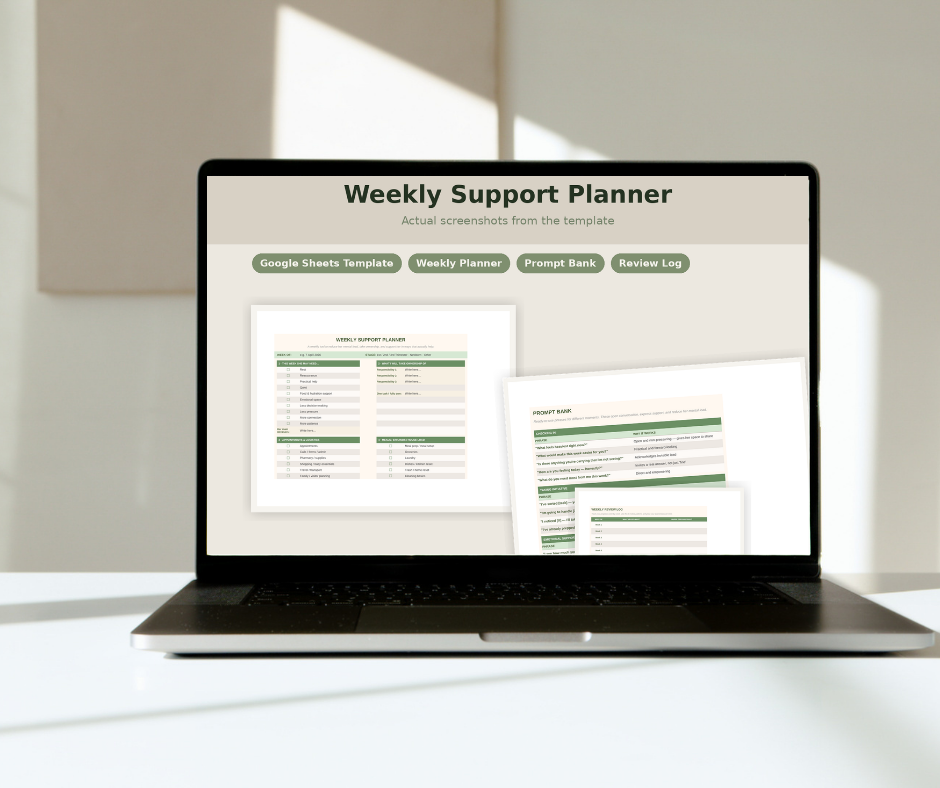 Weekly Planner Excel + Google Sheets
