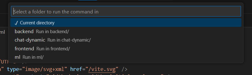 Folder Selection
