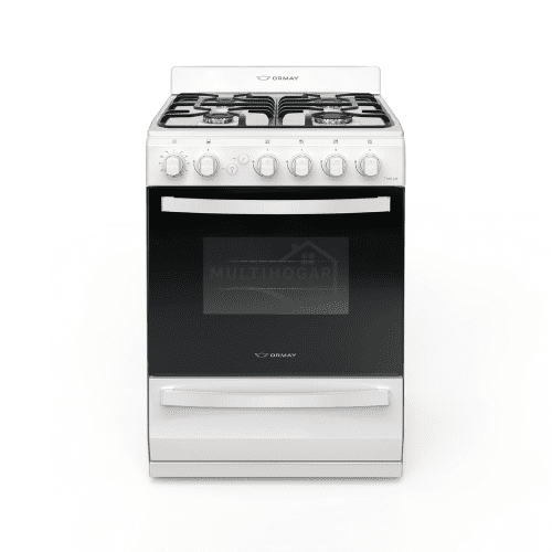 Cocina Ormay Tempo Blanca 4 Hornallas Timer