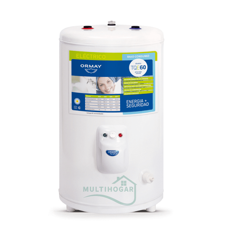 Termotanque Eléctrico Ormay Eco-calentamiento TQE-60 Litros Blanco