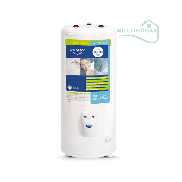 Termotanque Electrico 90 Litros Ormay Superior Pie O Colgar