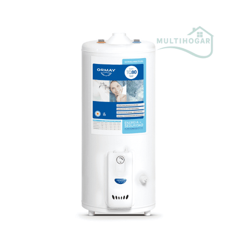 Termotanque Multigas Ormay Tq-80 Blanco 80l Carga Superior