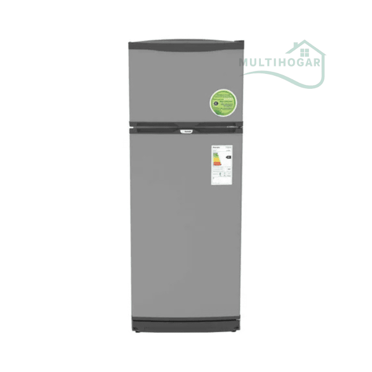 Heladera Bambi 2f1200 Plata Con Freezer 239 Litros Color Plata