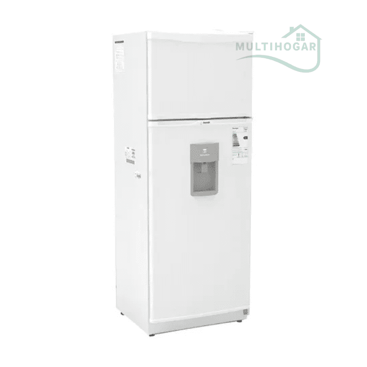 Heladera Bambi Freezer Con Dispenser 2F1600d 329 Litros Blanca Color Blanco
