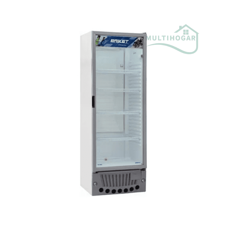 Heladera Exhibidora Vertical Briket Master 5000 500 Litros.