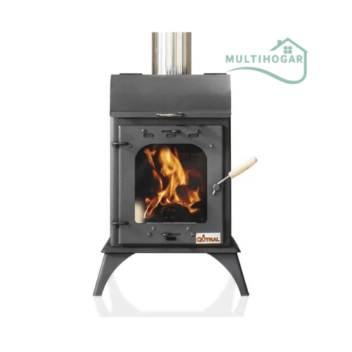 Estufa Qutral A Leña Andes 10000 Con Horno Doble Combustión E/g