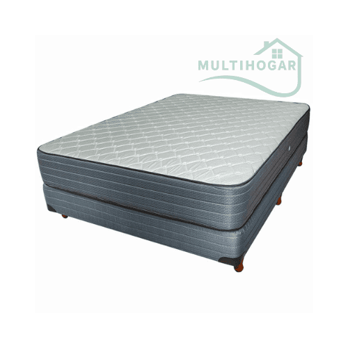 Colchon Polirest polipluma 1 Plaza 190x80x27 Resorte 80kg